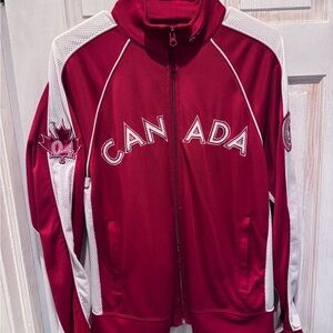 Team Canada Olympic Jacket from 2004 
Authentic Vintage Roots team Canada Jacket